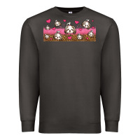 Smoke shih tzu dogs libbey glass Premium Sweatshirt - Jasminsmagicworld