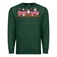 Sports Green shih tzu dogs libbey glass Premium Sweatshirt - Jasminsmagicworld