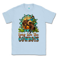 Dusty Blue long live the cowboys Classic Tee - OliviaCreatesArt