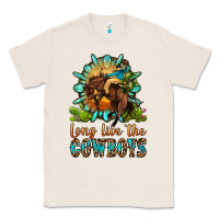 Natural long live the cowboys Classic Tee - OliviaCreatesArt