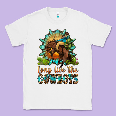Long Live The Cowboys Classic Tee Designed By Oliviacreatesart