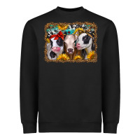 Black western sunflower heifers Heavyweight Sweatshirt - Jasminsmagicworld