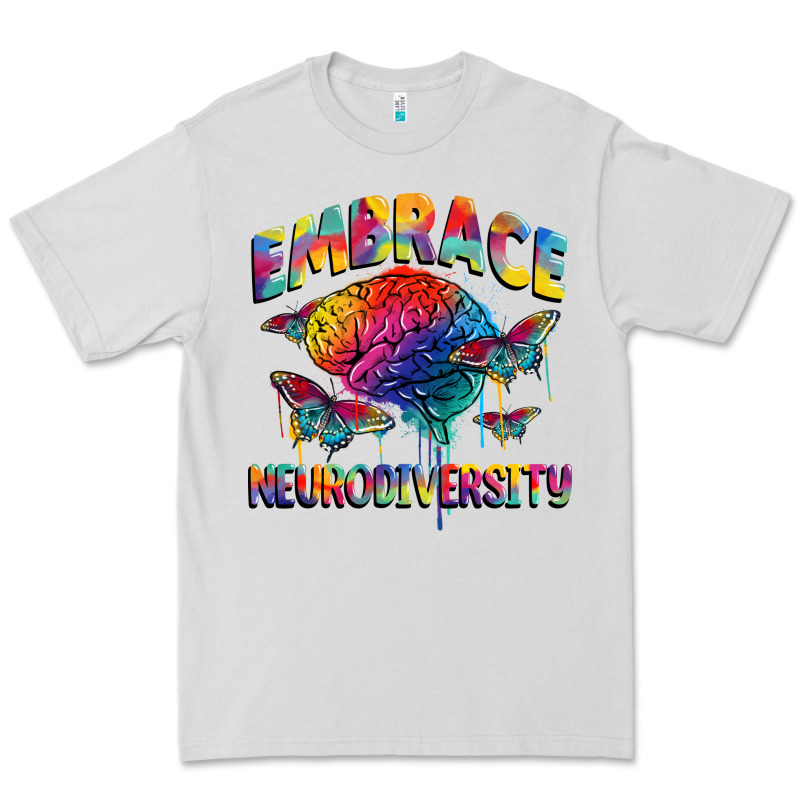 Embrace Neurodiversity Autism Premium Tee by FaDigitalArtStudio | Teevron