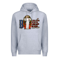 Heather Grey bebe jesus christ Premium Hoodie - Jasminsmagicworld
