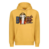 Mustard bebe jesus christ Premium Hoodie - Jasminsmagicworld