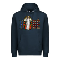 Navy bebe jesus christ Premium Hoodie - Jasminsmagicworld