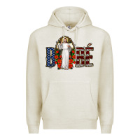 Oatmeal Heather bebe jesus christ Premium Hoodie - Jasminsmagicworld