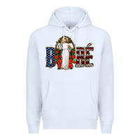 White bebe jesus christ Premium Hoodie - Jasminsmagicworld