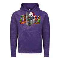 Cloud Purple panda joy christmas Vintage Hoodie - LillyAllenDesigns