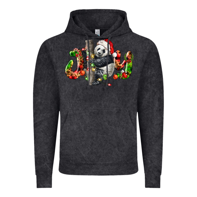 Panda Joy Christmas Vintage Hoodie by LillyAllenDesigns | Teevron