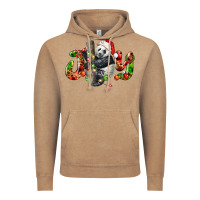 Vintage Coffee panda joy christmas Vintage Hoodie - LillyAllenDesigns