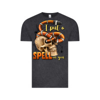 Vintage Black i put a spell on you Vintage Tee - BundleAndBundleShop