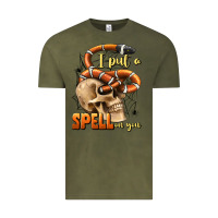 Vintage Olive i put a spell on you Vintage Tee - BundleAndBundleShop