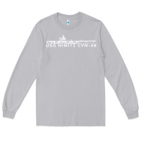 Moon Dust uss nimitz navy supercarrier aircraft carrier gift Long Sleeve Tee - DesigneFamous