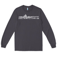 Smoke uss nimitz navy supercarrier aircraft carrier gift Long Sleeve Tee - DesigneFamous