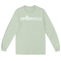 Matcha uss nimitz navy supercarrier aircraft carrier gift Long Sleeve Tee - DesigneFamous