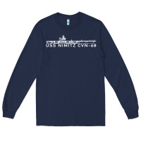 Navy uss nimitz navy supercarrier aircraft carrier gift Long Sleeve Tee - DesigneFamous