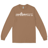 Toasted Coconut uss nimitz navy supercarrier aircraft carrier gift Long Sleeve Tee - DesigneFamous