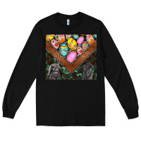 Black easter Long Sleeve Tee - CowhideDigitalArt