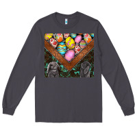Smoke easter Long Sleeve Tee - CowhideDigitalArt