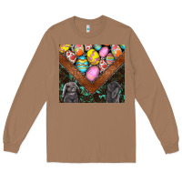 Toasted Coconut easter Long Sleeve Tee - CowhideDigitalArt