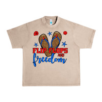 French Oak flip flops and freedom Urban Heavy Tee - BundleAndBundleShop
