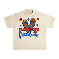 Sandshell flip flops and freedom Urban Heavy Tee - BundleAndBundleShop