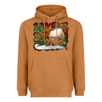 Meerkat Christmas cookies buffalo plaid Heavyweight Hoodie - Jasminsmagicworld