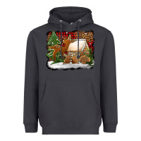 Smoke Christmas cookies buffalo plaid Heavyweight Hoodie - Jasminsmagicworld