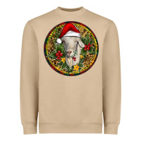 Mushroom Christmas Goat Heavyweight Sweatshirt - RanaPortraitStore