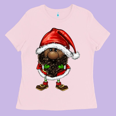 Afro Santa Gnomes Ladies Tee Designed By Fadigitalartstudio