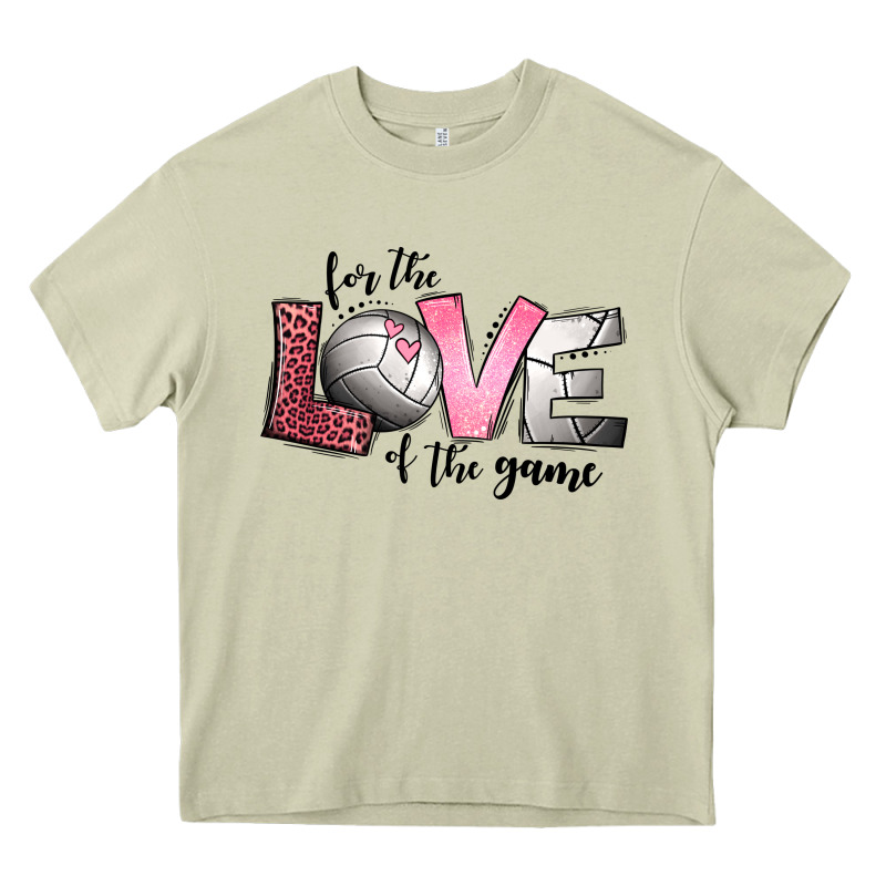 For The Love Of The Game Volleyball Heavy Core Tee by Jasminsmagicworld | Teevron