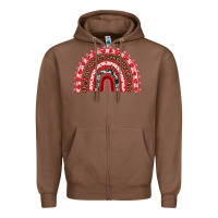 Chestnut valentines day rainbow Zipper Hoodie - RanaPortraitStore