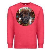 Cardinal Western Christmas Calf Premium Sweatshirt - RanaPortraitStore