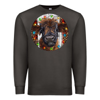Smoke Western Christmas Calf Premium Sweatshirt - RanaPortraitStore