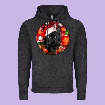 Christmas Bombay Cat Vintage Hoodie Designed By Lillyallendesigns