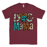 Burgundy dog mama Classic Tee - OliviaCreatesArt