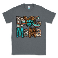 Charcoal Heather dog mama Classic Tee - OliviaCreatesArt