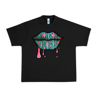 Black beach babe leopard lips Urban Heavy Tee - Jasminsmagicworld