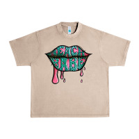 French Oak beach babe leopard lips Urban Heavy Tee - Jasminsmagicworld