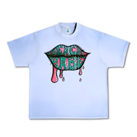 Grape Ice beach babe leopard lips Urban Heavy Tee - Jasminsmagicworld