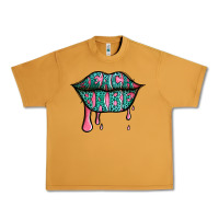Peanut Butter beach babe leopard lips Urban Heavy Tee - Jasminsmagicworld