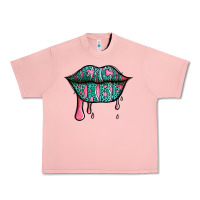 Salmon beach babe leopard lips Urban Heavy Tee - Jasminsmagicworld