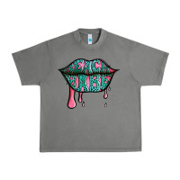 Tornado beach babe leopard lips Urban Heavy Tee - Jasminsmagicworld