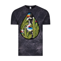 Cloud Black mexican teardrop  3 Vintage Tee - BundleAndBundleShop