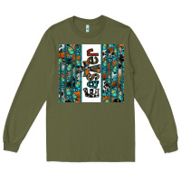 Army Green easter Long Sleeve Tee - CowhideDigitalArt
