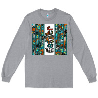 Heather Grey easter Long Sleeve Tee - CowhideDigitalArt