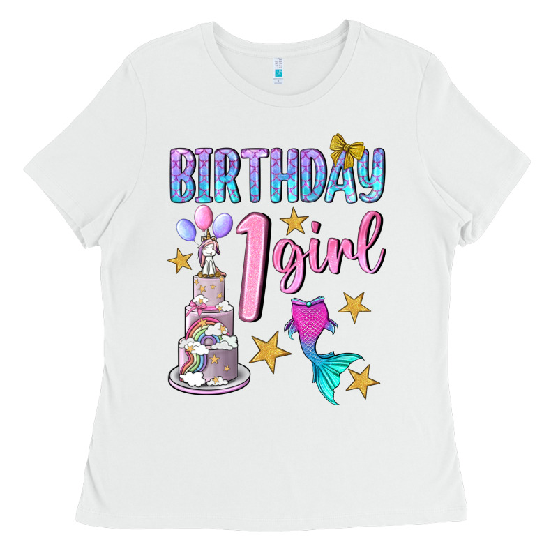 Birthday Girl 1 Ladies Tee by BundleAndBundleShop | Teevron
