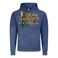 Vintage Denim merry christmas texas Vintage Hoodie - SublimationCraftShop