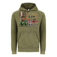 Vintage Olive merry christmas texas Vintage Hoodie - SublimationCraftShop